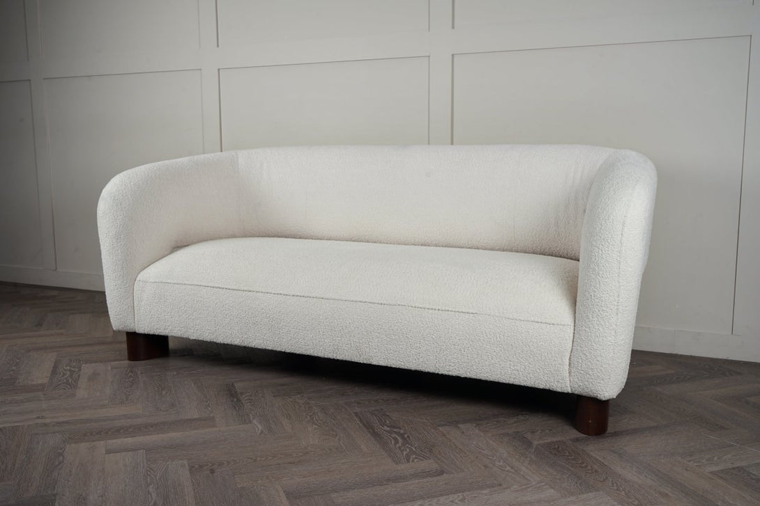 Blocky Large 3 Seater Sofa, Boucle Natural