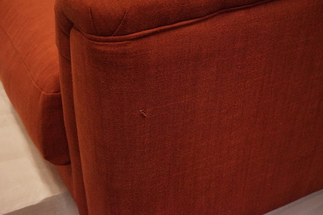 Bromley Large 3 Seater Sofa, Relaxed Linen Auburn