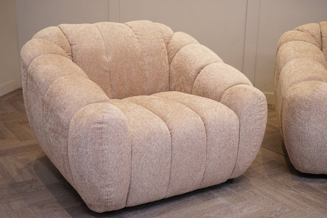 Bubble Large 3 Seater Sofa & Armchair, Cashmere Sand