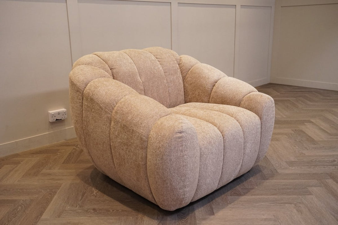 Bubble Large 3 Seater Sofa & Armchair, Cashmere Sand