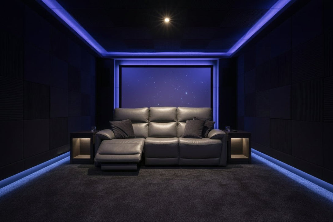 Caldbeck 3 Seater Power Recliner Sofa with Power Head Tilt, Grey Leather