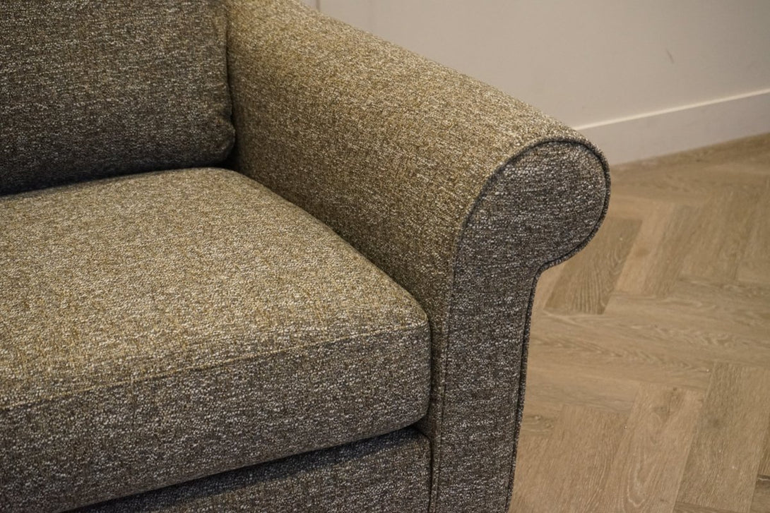 Camber Grand 4 Seater Seater Sofa, Tonal Weave Moss Green