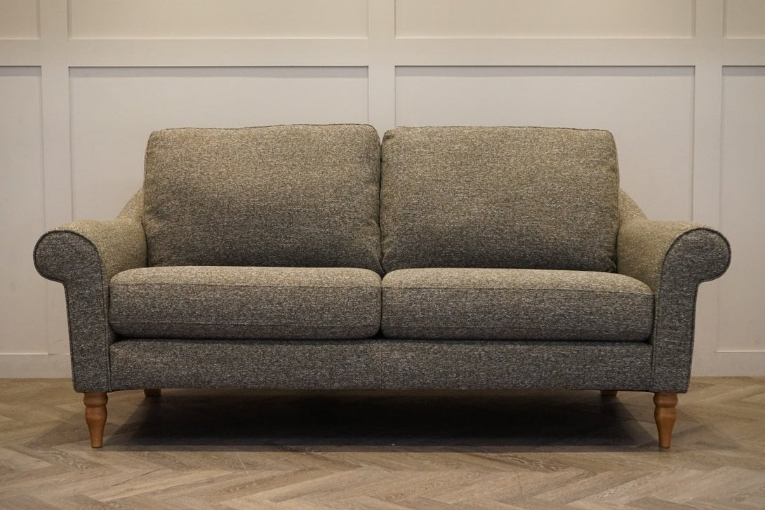 Camber Grand 4 Seater Seater Sofa, Tonal Weave Moss Green