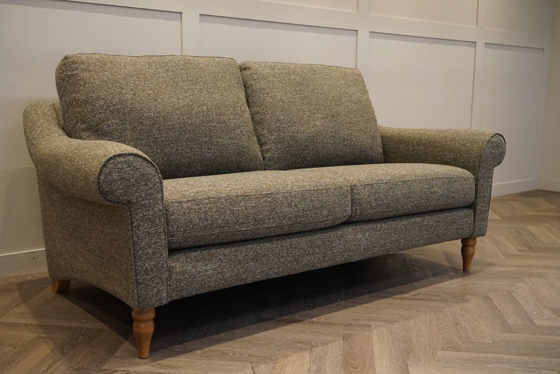 Camber Grand 4 Seater Seater Sofa, Tonal Weave Moss Green
