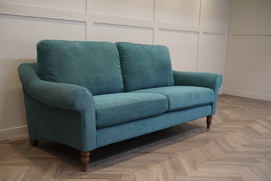 Camber Grand 4 Seater Sofa, Chunky Chenille Dark Teal