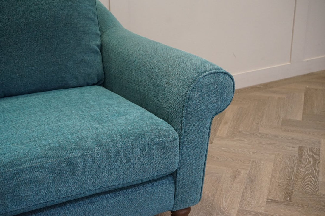 Camber Grand 4 Seater Sofa, Chunky Chenille Dark Teal