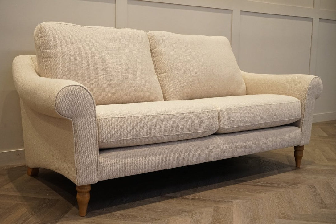 Camber Large 3 Seater Seater Sofa, Twisted Boucle Putty