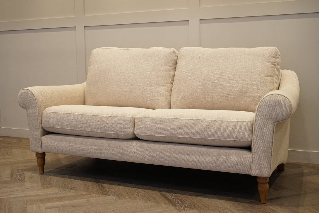 Camber Large 3 Seater Seater Sofa, Twisted Boucle Putty