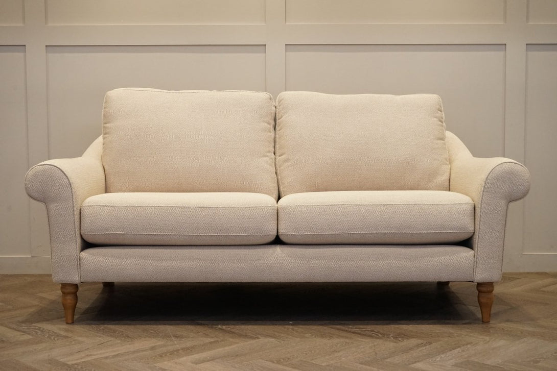 Camber Large 3 Seater Seater Sofa, Twisted Boucle Putty