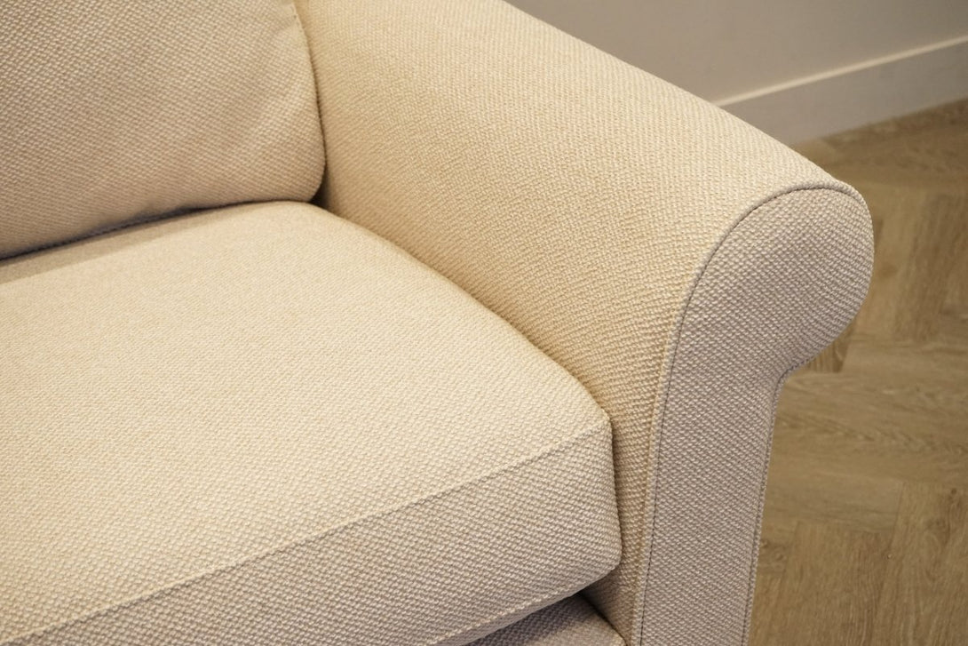 Camber Large 3 Seater Seater Sofa, Twisted Boucle Putty