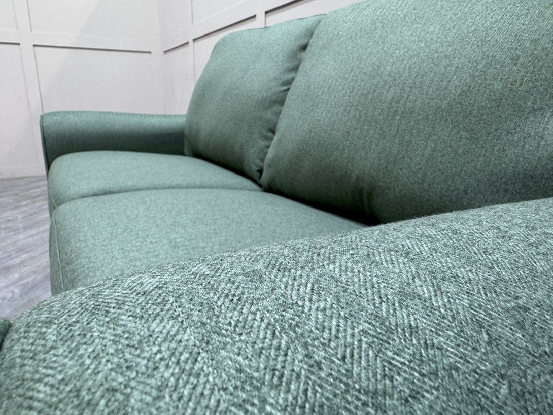 Camber Medium 2 Seater Sofa, Brushed Tweed Green