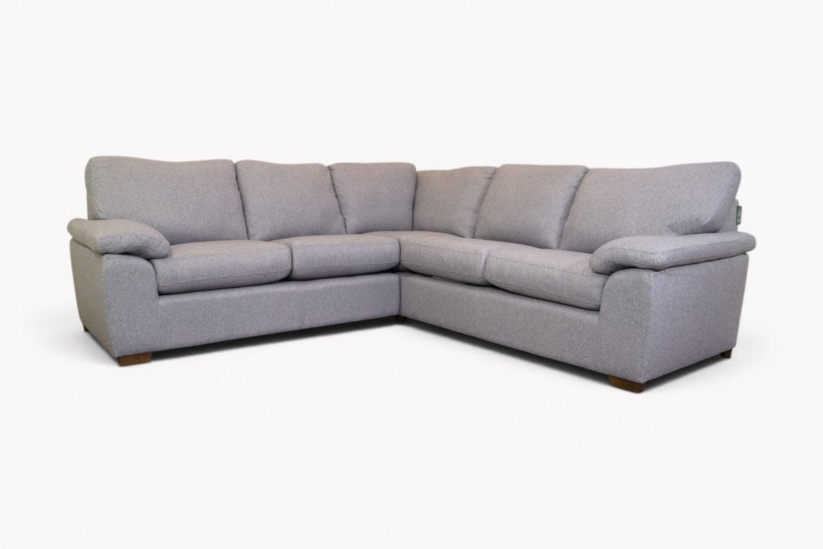 Camden 5+ Seater Fabric Corner Sofa, Brushed Tweed Grey