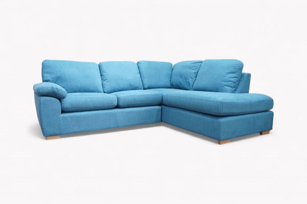 Camden 5+ Seater RHF Corner End Chaise, Soft Weave Teal