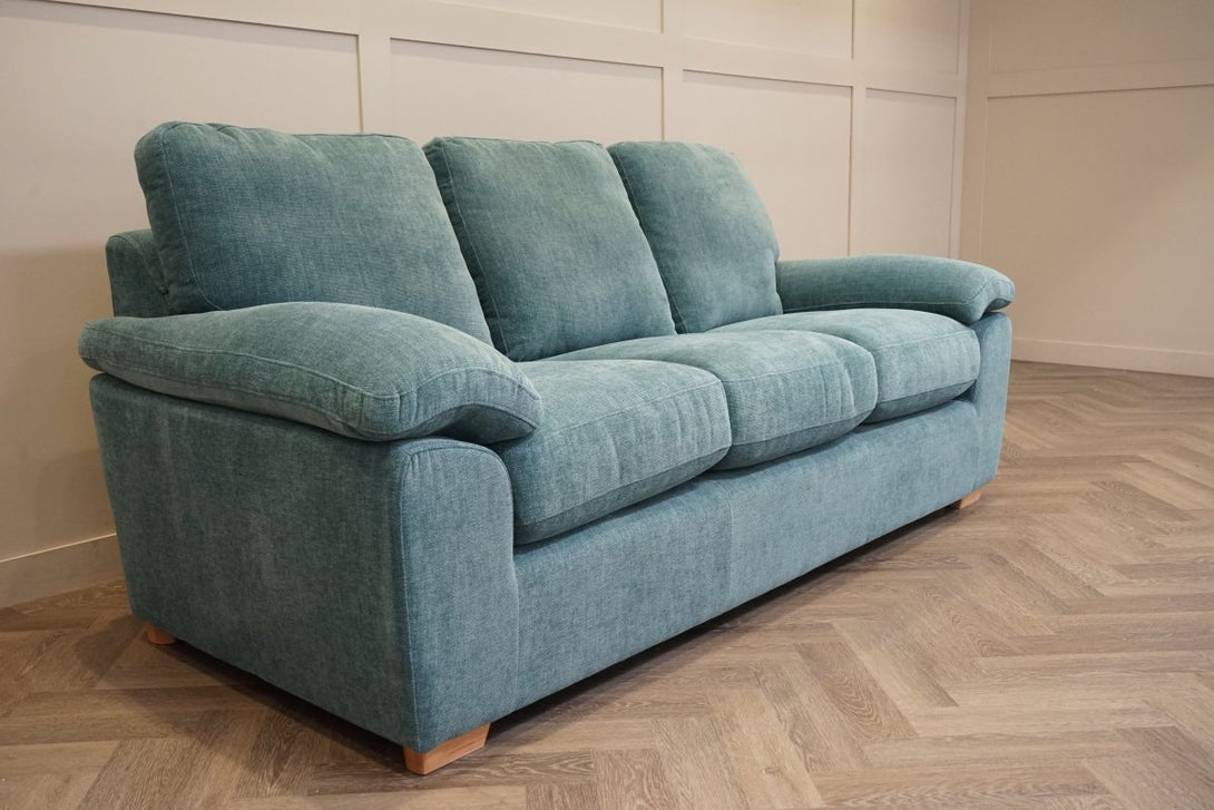 Camden Grand 4 Seater Sofa, Chenille Teal