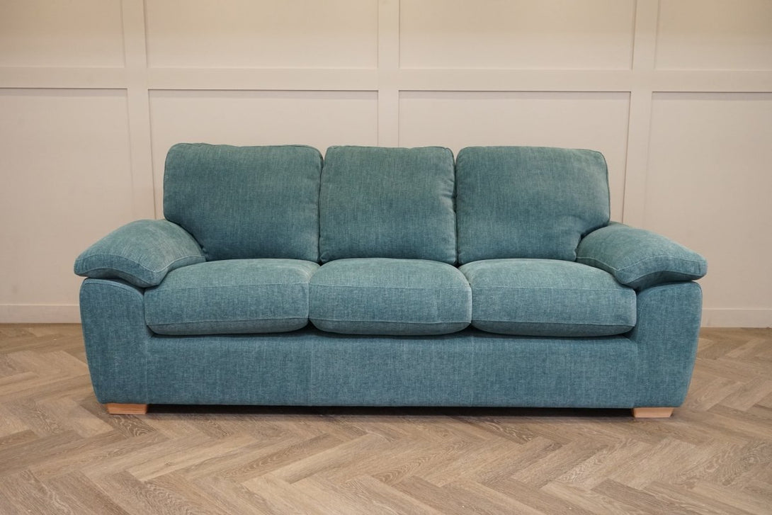 Camden Grand 4 Seater Sofa, Chenille Teal