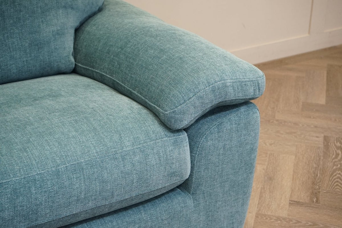 Camden Grand 4 Seater Sofa, Chenille Teal