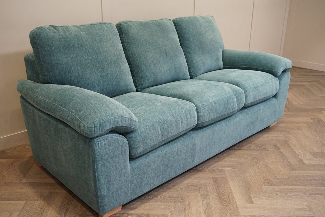 Camden Grand 4 Seater Sofa, Chenille Teal