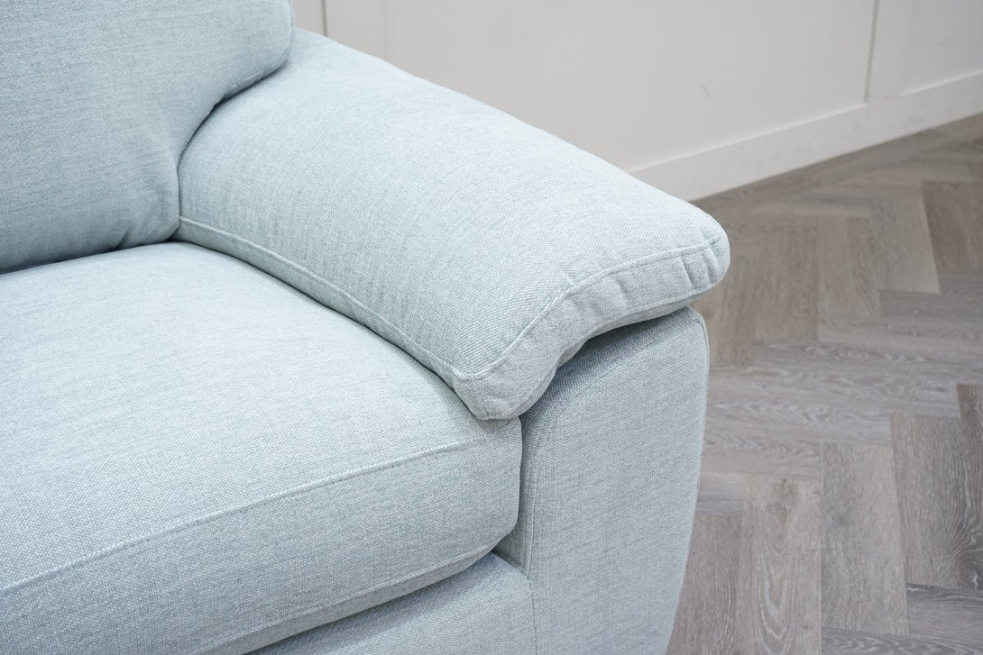 Camden Large 3 Seater Sofa, Chunky Chenille Seagrass