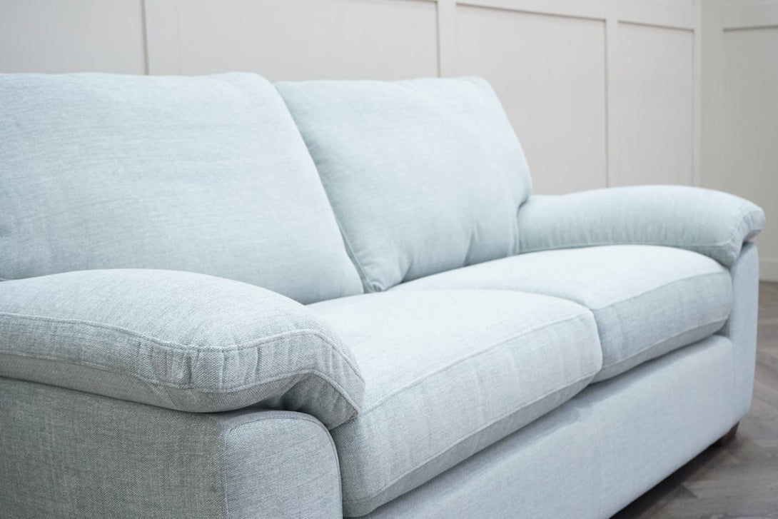 Camden Large 3 Seater Sofa, Chunky Chenille Seagrass