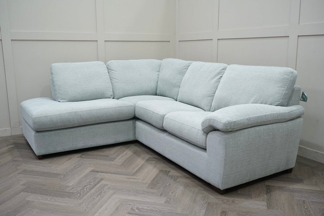 Camden LHF Corner End Chaise, Chunky Chenille Seagrass