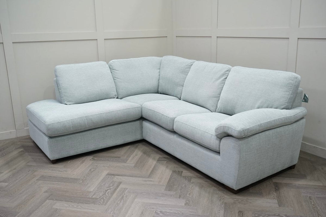 Camden LHF Corner End Chaise, Chunky Chenille Seagrass