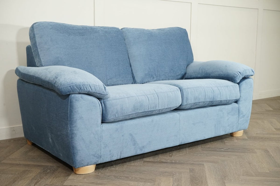 Camden Medium 2 Seater Sofa, Aquaclean Titan Blue