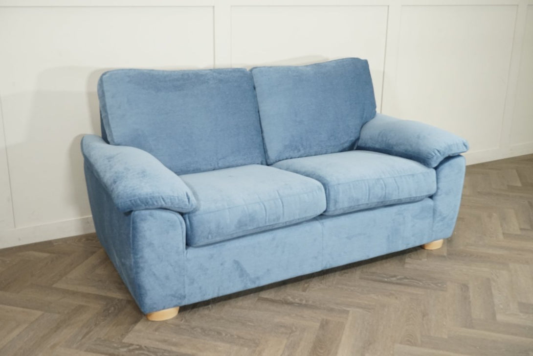 Camden Medium 2 Seater Sofa, Aquaclean Titan Blue