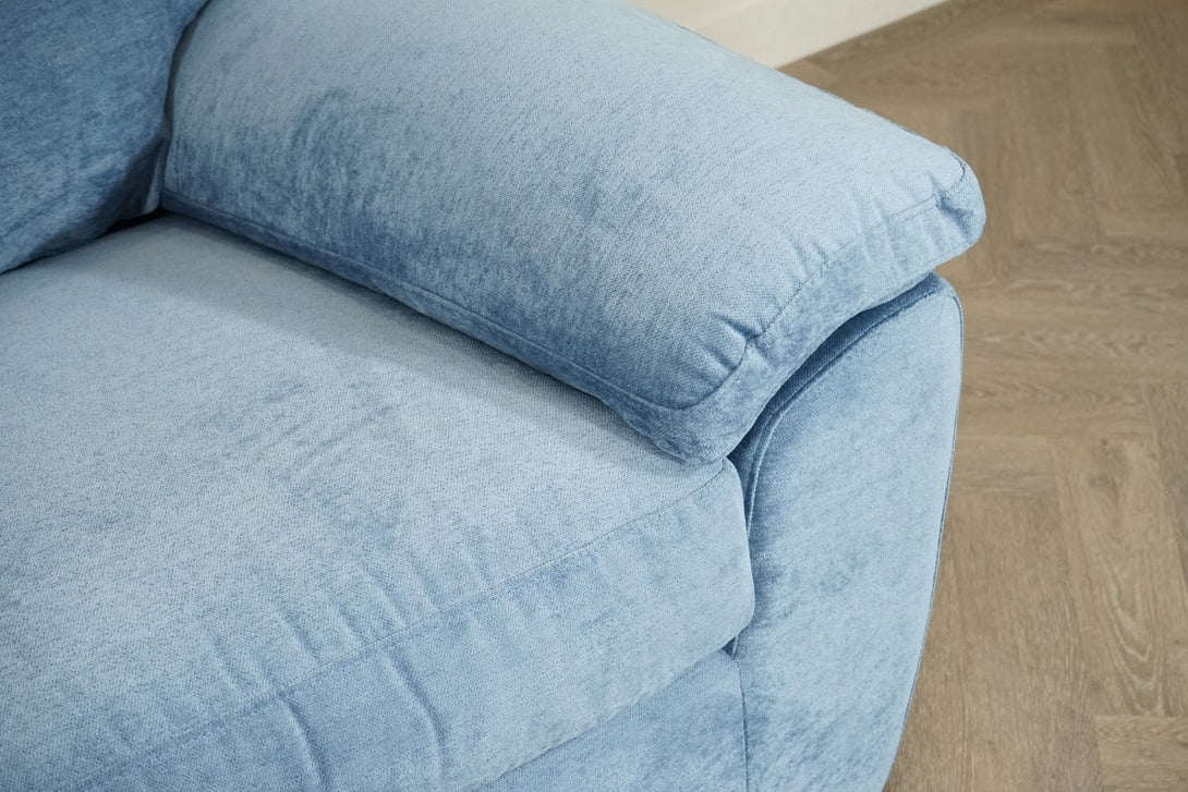Camden Medium 2 Seater Sofa, Aquaclean Titan Blue.