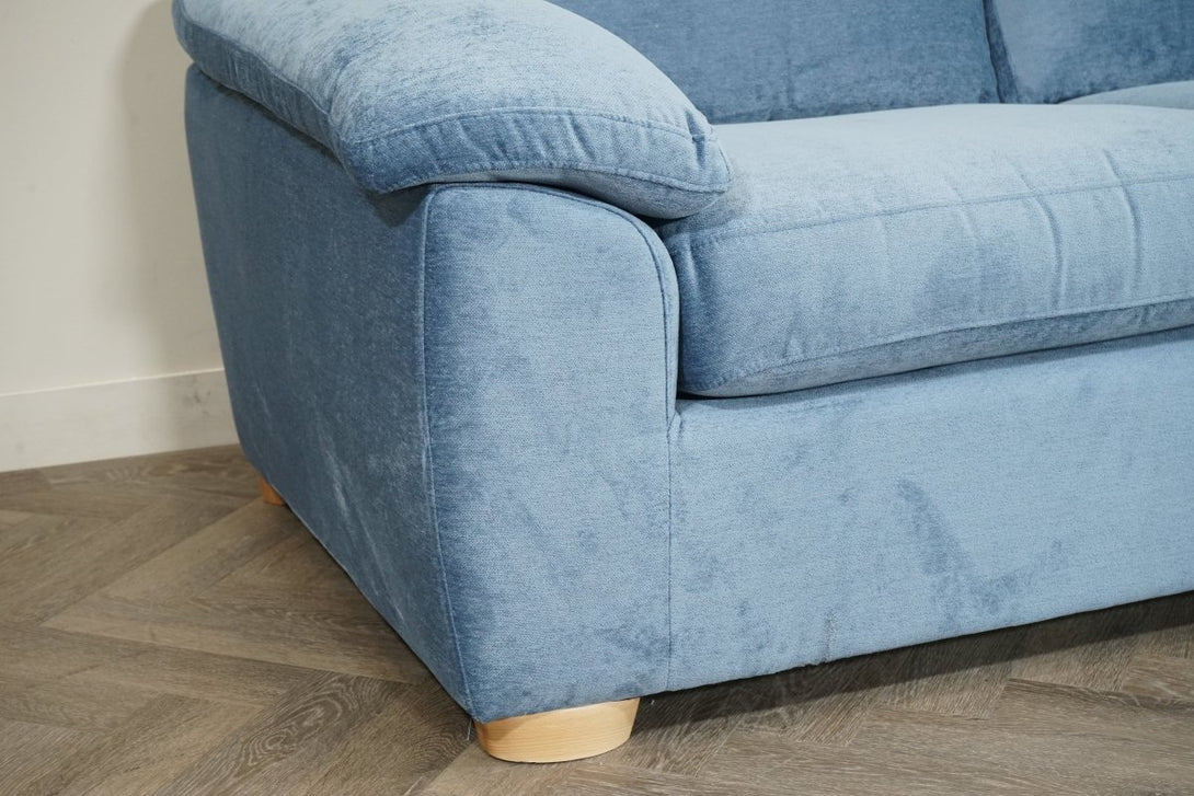Camden Medium 2 Seater Sofa, Aquaclean Titan Blue