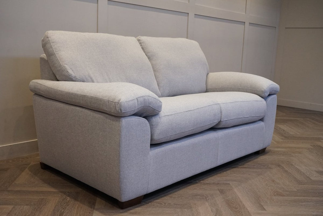 Camden Medium 2 Seater Sofa, Basket Weave Light Grey