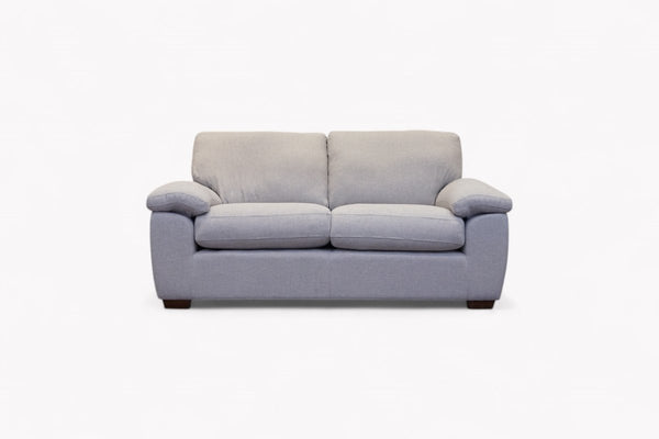 Camden Medium 2 Seater Sofa, Basket Weave Light Grey