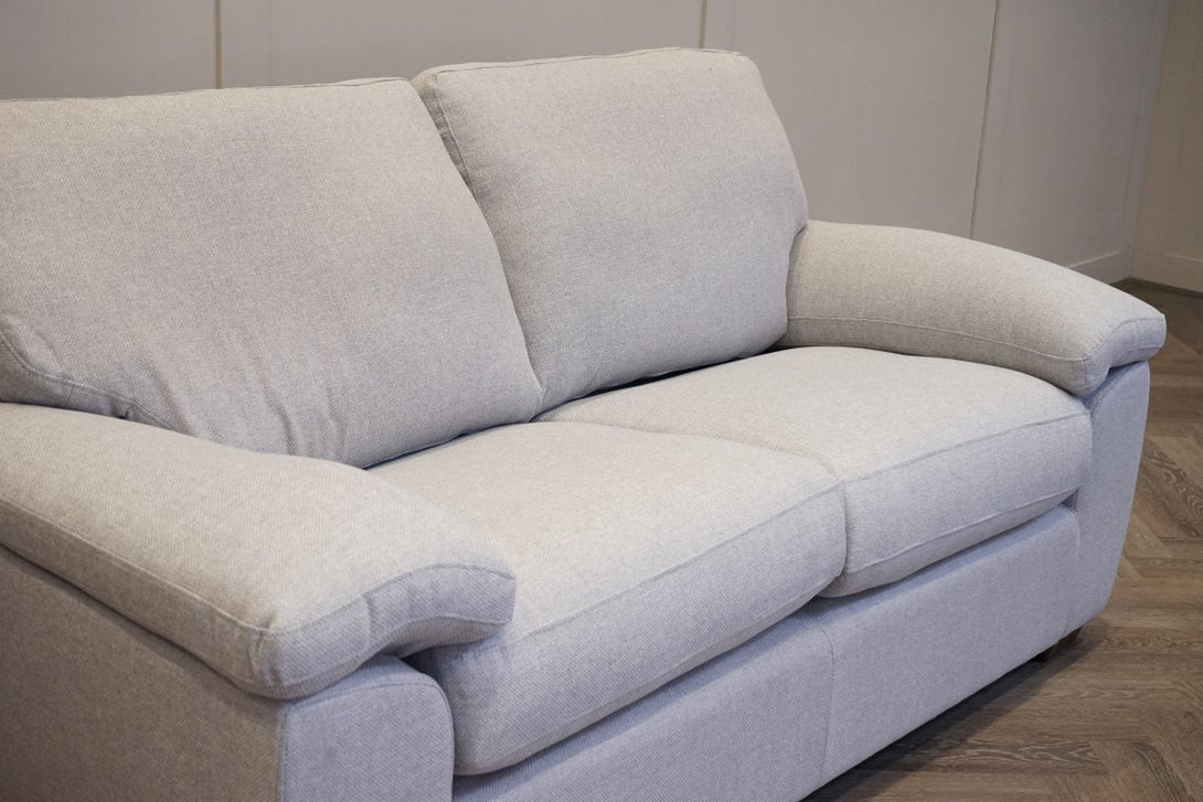 Camden Medium 2 Seater Sofa, Basket Weave Light Grey