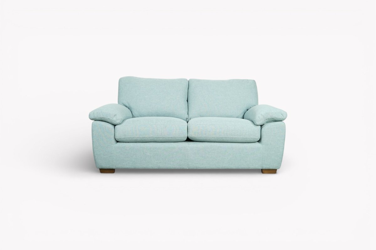 Camden Medium 2 Seater Sofa, Linen Dark Duck Egg