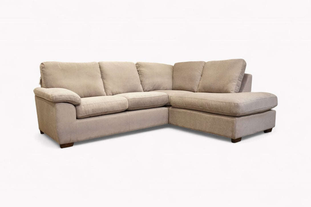 Camden RHF Corner End Chaise, Aquaclean Titan Smoke Grey