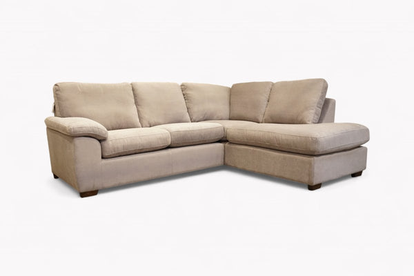 Camden RHF Corner End Chaise, Aquaclean Titan Smoke Grey