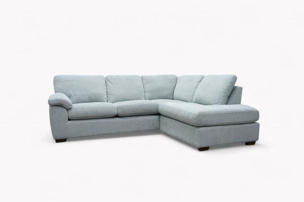 Camden RHF Corner End Chaise, Chunky Chenille Seagrass