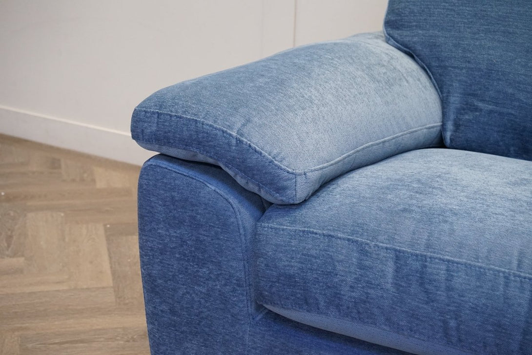 Camden Small 2 Seater Sofa, Aquaclean Titan Blue