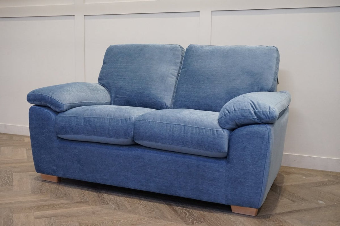 Camden Small 2 Seater Sofa, Aquaclean Titan Blue
