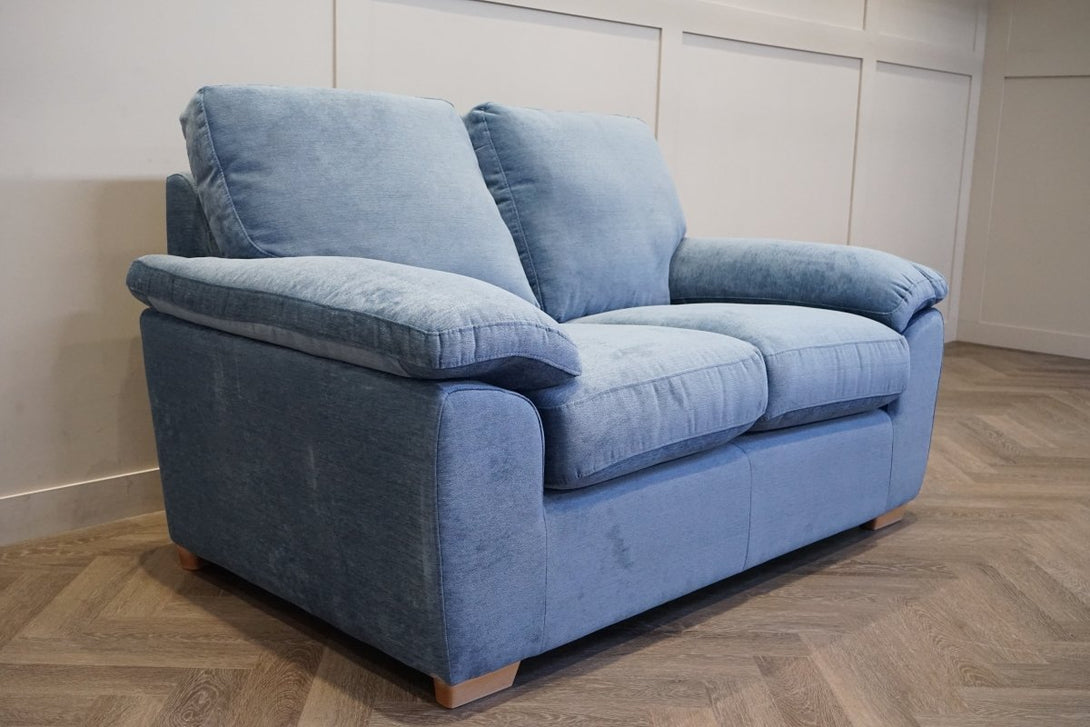 Camden Small 2 Seater Sofa, Aquaclean Titan Blue