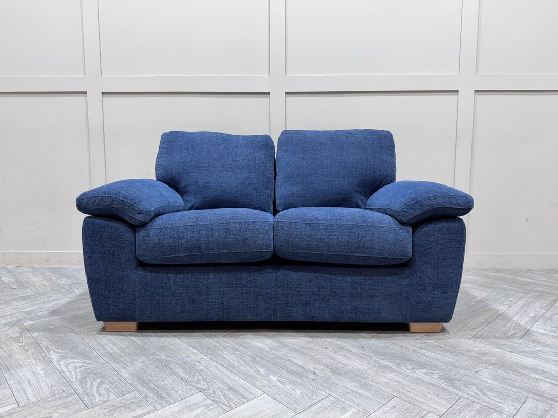 Camden Small 2 Seater Sofa, Chunky Chenille Navy