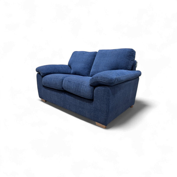 Camden Small 2 Seater Sofa, Chunky Chenille Navy