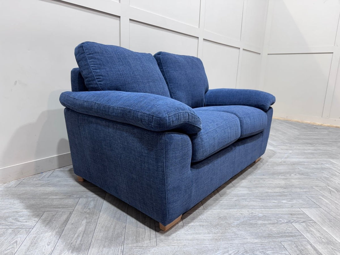 Camden Small 2 Seater Sofa, Chunky Chenille Navy