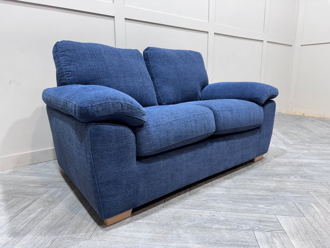 Camden Small 2 Seater Sofa, Chunky Chenille Navy