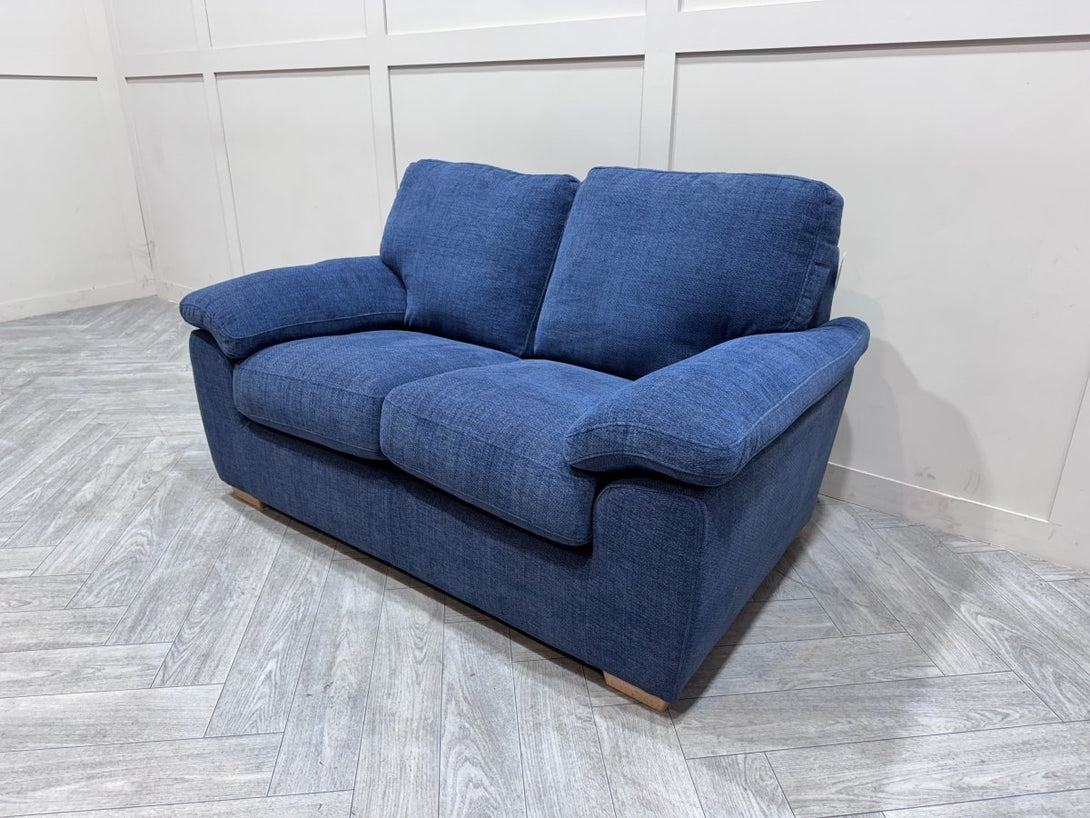 Camden Small 2 Seater Sofa, Chunky Chenille Navy