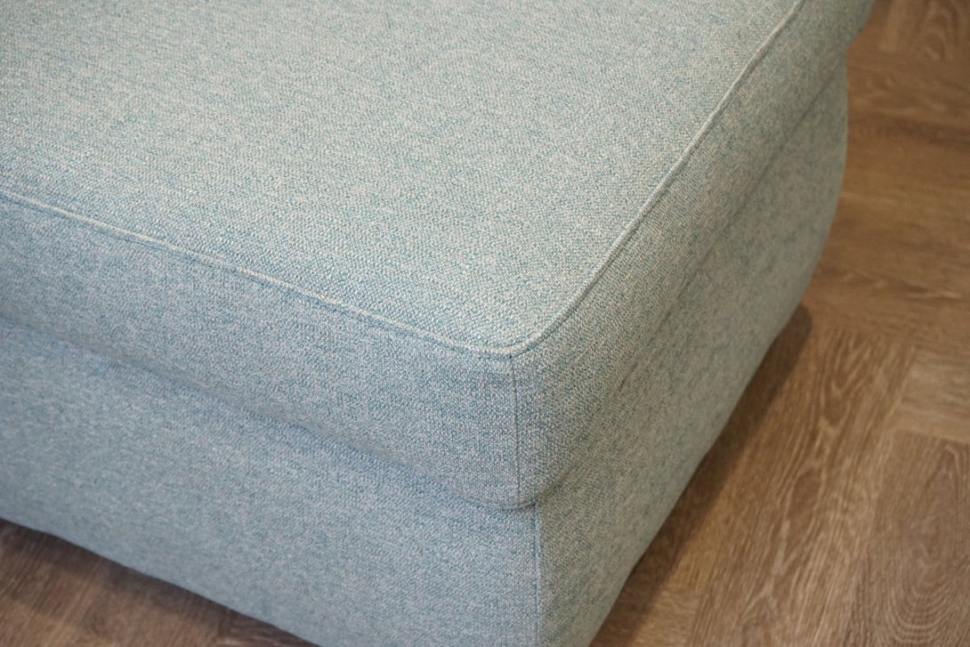Camden Storage Footstool, Aquaclean Matilda Teal