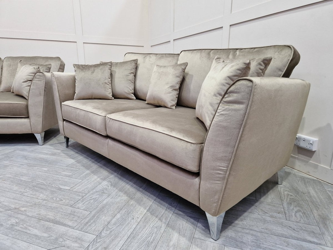 Canterbury 3 + 2 Seater Sofas, Malta Taupe