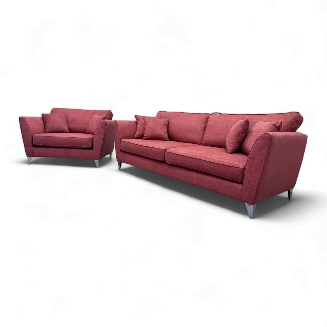 Canterbury 4 Seater Sofa & Loveseat, Zenith Spice