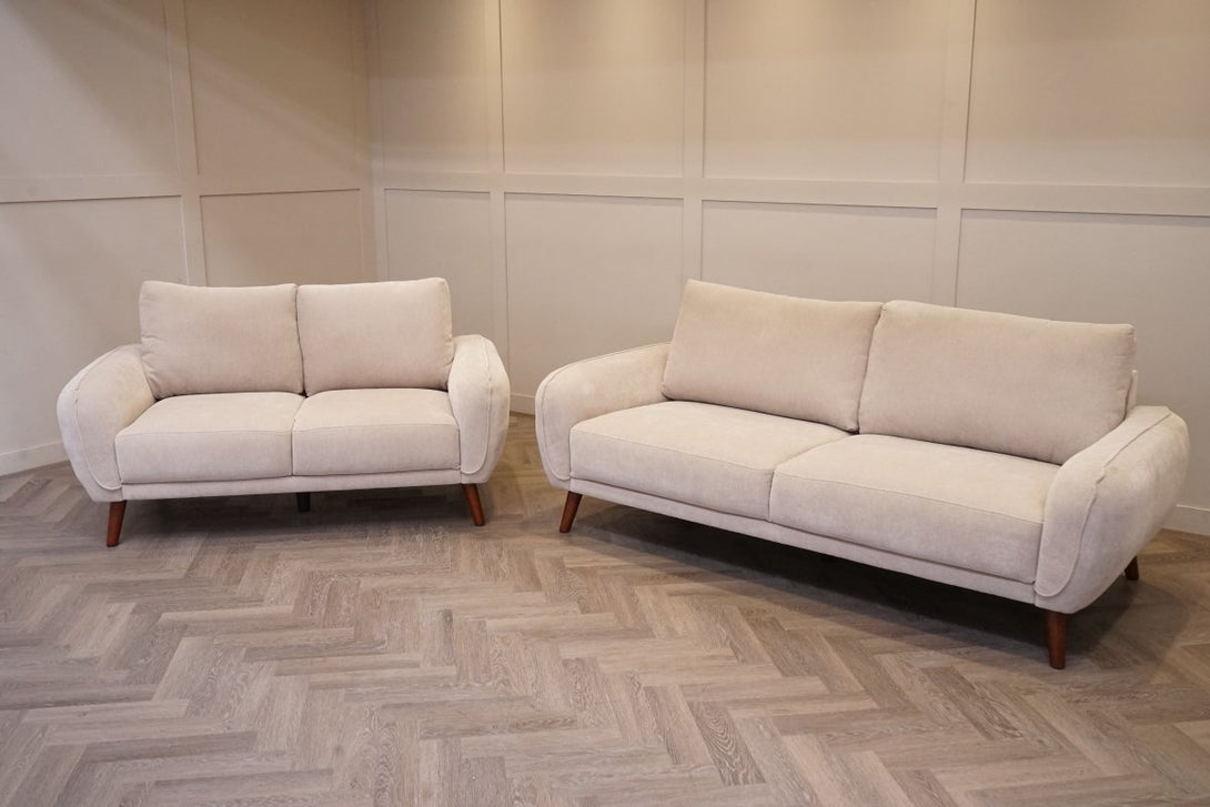 Carlo 3 + 2 Seater Sofa Set, Oslo Camel