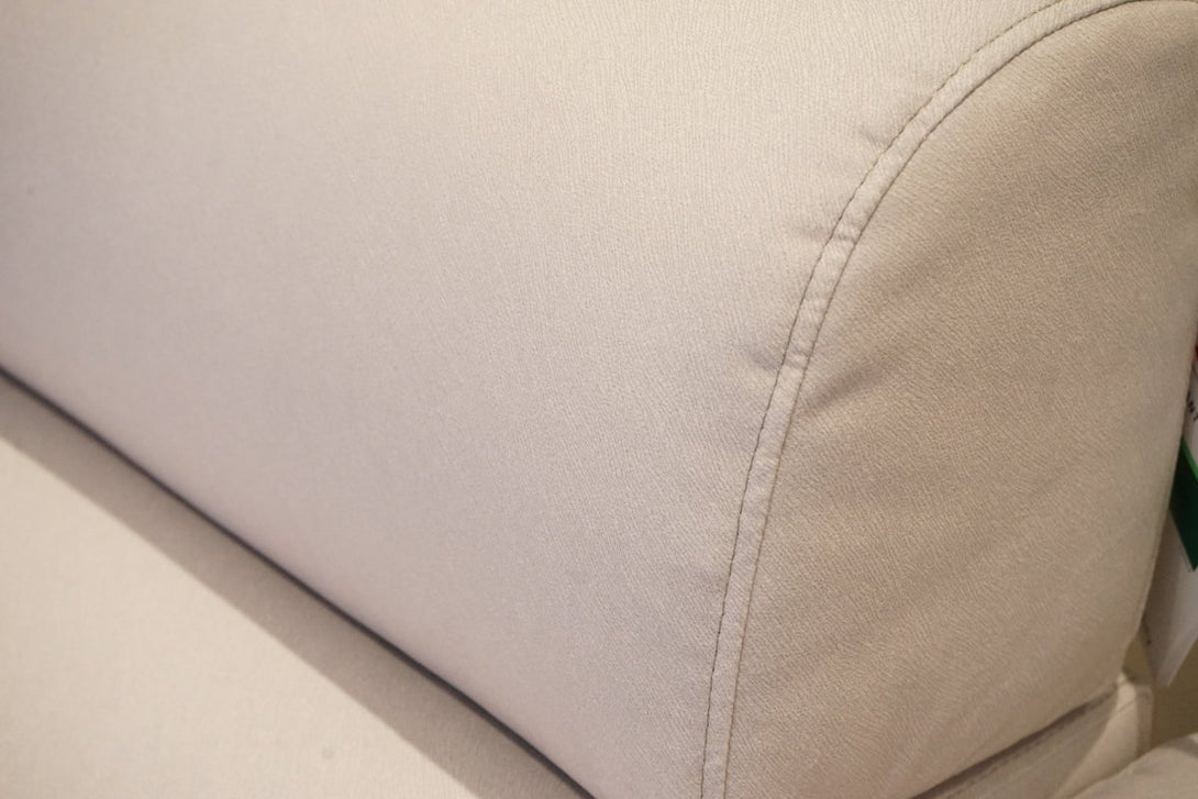 Cassius Small 2 Seater Fabric Sofa, Power Headrests / Power Recliner
