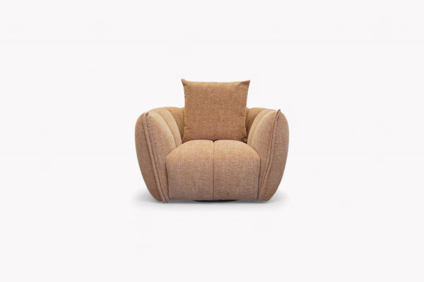 Lunar Swivel Armchair, Sunrise Chenille